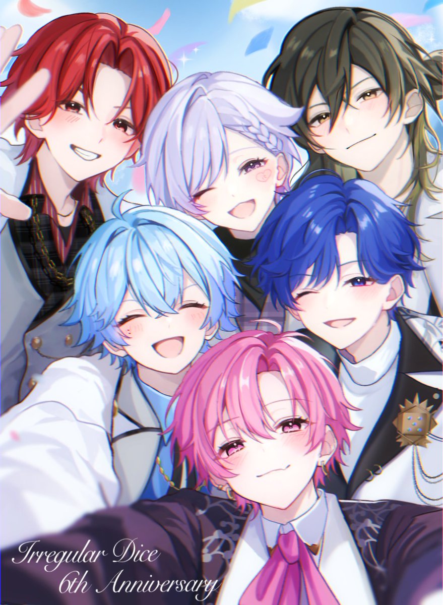 Yum____tif's tweet photo. 𝗜𝗿𝗿𝗲𝗴𝘂𝗹𝗮𝗿 𝗗𝗶𝗰𝗲 𝟲𝘁𝗵 𝗔𝗻𝗻𝗶𝘃𝗲𝗿𝘀𝗮𝗿𝘆🎲♡ 

始まりがあればきっと終わりもあるさ
　　　　だけど終わらない僕らの音楽は⋆.✩ 

#いれいす活動6周年　#いれいすあーと https://t.co/8KLllIyows