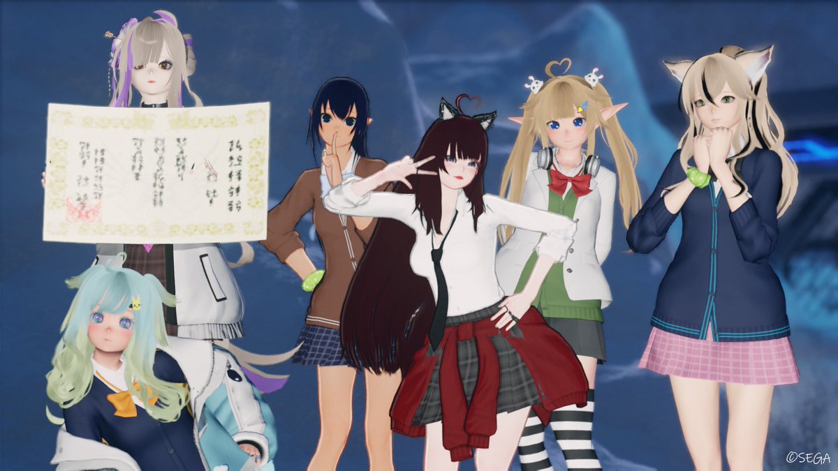 Arca_ngs's tweet photo. スクショです！
各々の個性が出てて超かわいいです♪
#pso2ngs
#pso2ngs_ss https://t.co/dTbiS6y48S
