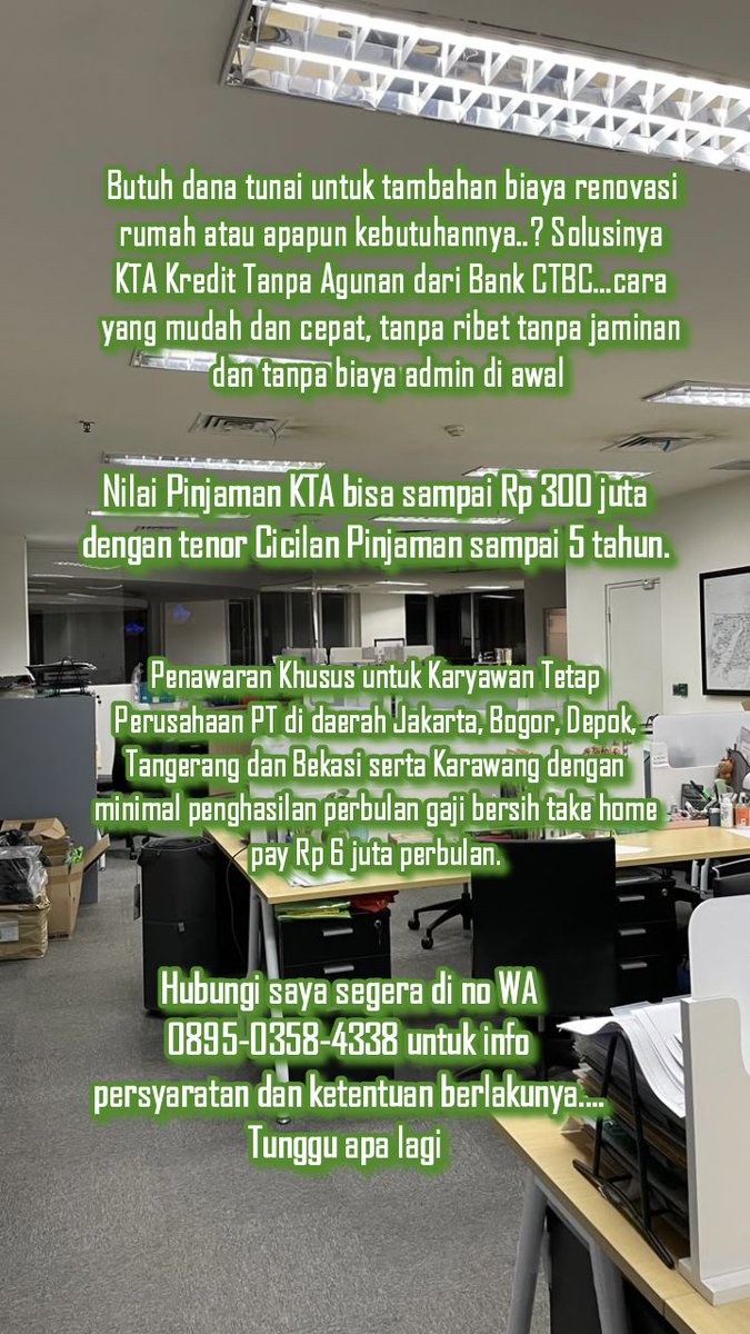 BasriWendi's tweet photo. Rencana besar seperti renovasi rumah, berlibur atau apapun itu rencana besarnya, nggak harus ditunda gara-gara dana! Yuk, wujudkan sekarang pakai KTA Kredit Tanpa Agunan dari Bank CTBC tanpa jaminan dari kami. Prosesnya sat-set, langsung cair! 🚀 https://t.co/CdWLald4Wb