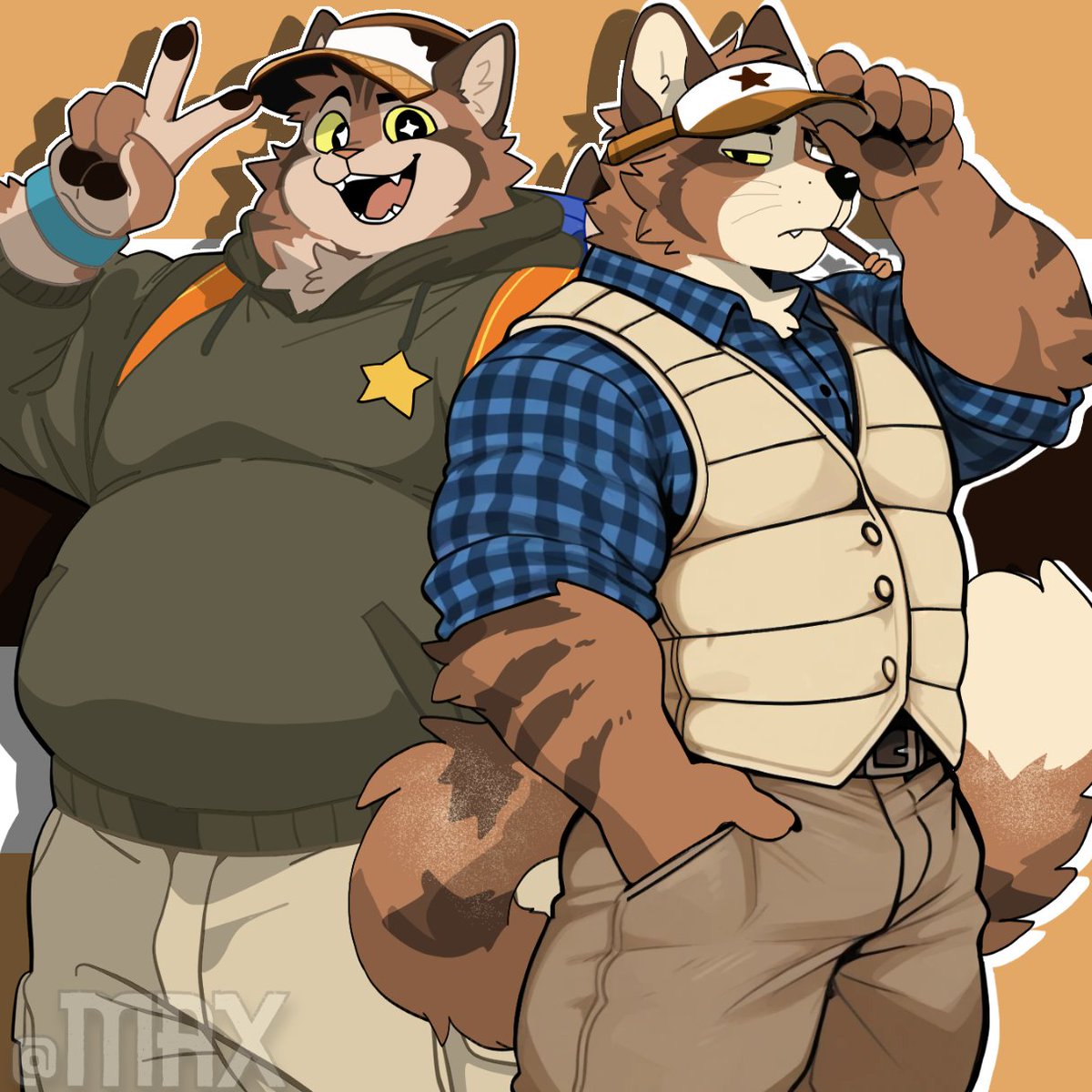 FrostyPawsMaxx's tweet photo. drawing my old ocs 
ricco and mallow
#fypシ゚  #furryart #OCㅤㅤ https://t.co/fIF5pGPD8u