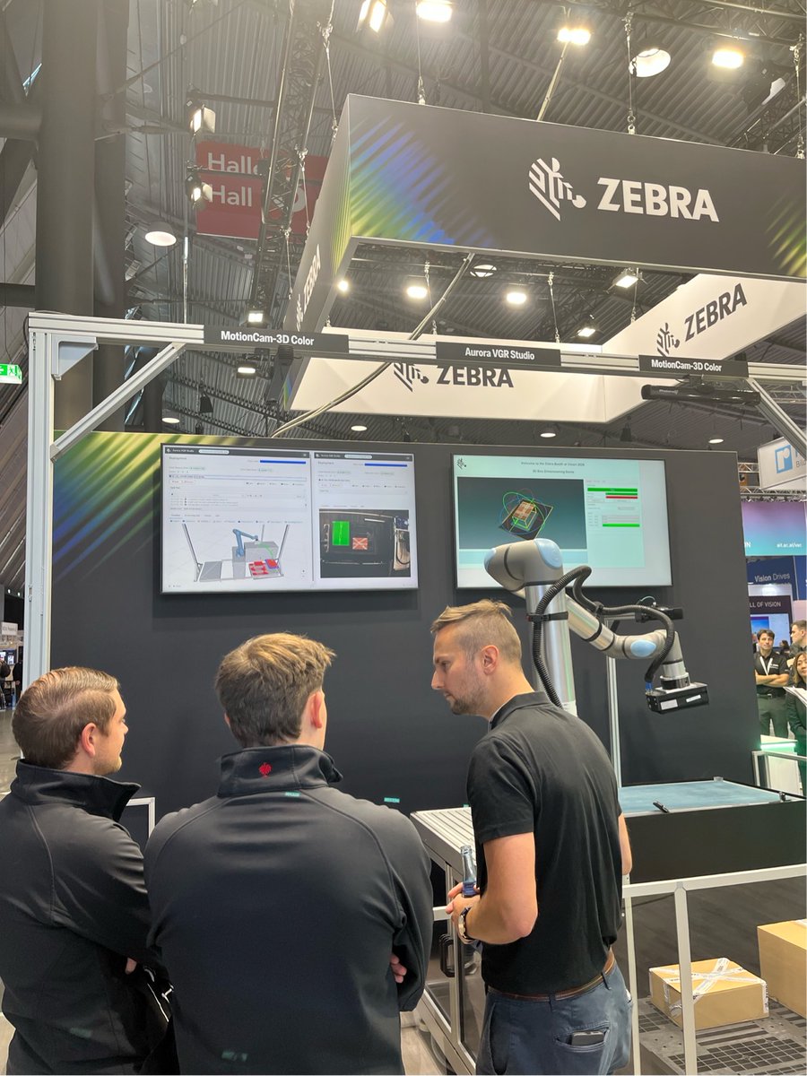 ZebraTechnology's tweet photo. What a week! Our stand at VISION 2026 was absolutely buzzing. Huge thanks to everyone who stopped by to see our latest in AI & 3D machine vision.
The highlight? In collaboration with Rebl Industries, Photoneo & OEM Automatic, we’ve won the InSpect Award 2026 in the Artificial Intelligence category! 🏆
This industry validation means our customers and partners get a proven, hardware-and-software ecosystem ready to solve your most critical real-world supply chain challenges. 
#VISION2026