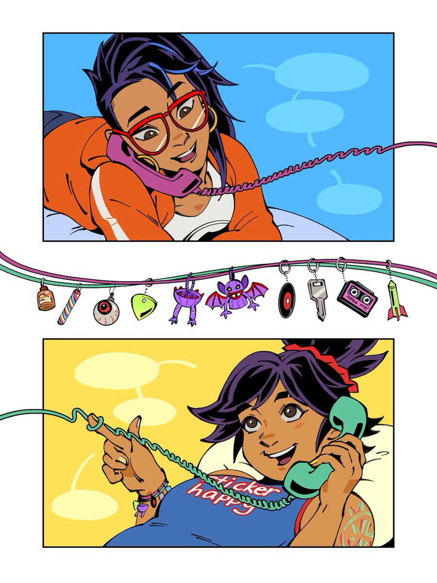 officeanomaly's tweet photo. long-distance ☎️ 
#ForgottenIsland #raijo https://t.co/AGp4frwf0w