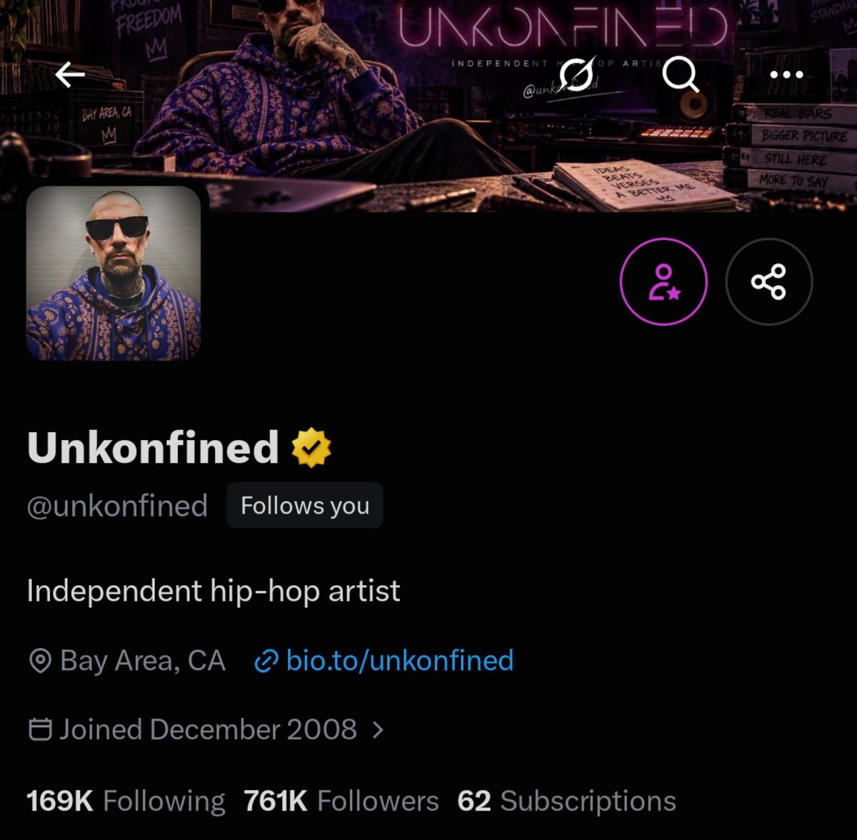 BitSharC's tweet photo. Wtf! Look who followed me 😭

Small account like me got a follow from a big personality!

Is this even real man? https://t.co/kL1CHazkpk