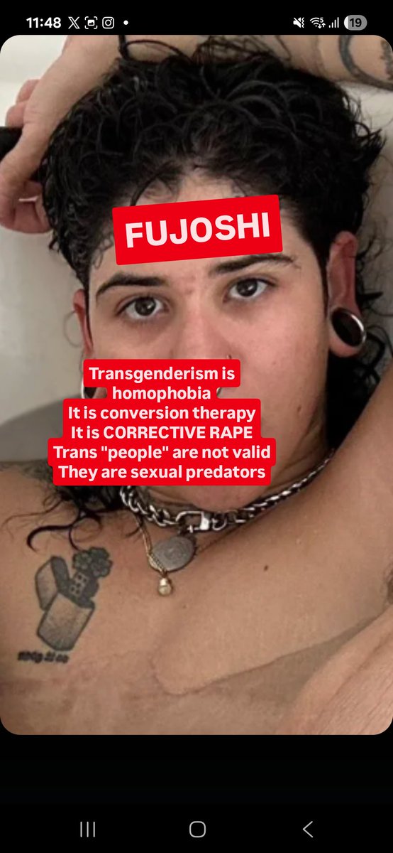 cafamdel's tweet photo. @kyl3_xx Saying that a gay man can like a vagina / trans "guys" is CONVERSION THERAPY.
Saying that male homosexuality can include vaginas is CORRECTIVE RAPE.
​Gays did not fight for their rights to love the vagina and the female sex. https://t.co/WY8sVko3Hs