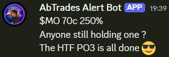 Slow price action to trade but $MO is in a league of its own and running UP inside Discord 🔥 
 [📷](https://pbs.twimg.com/media/HUHd3XAa8AAyD3o.png) https://pb