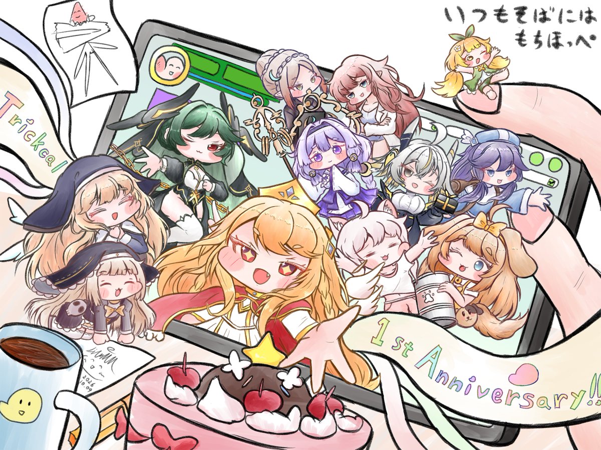 little_mm_1009's tweet photo. いつもそばには
　　　　　もちほっぺ

1年間いつもそばにいてくれてありがとう！
いつまでもいっしょだよ
#トリッカル #トリッカル1周年 https://t.co/CDZJySUnMm