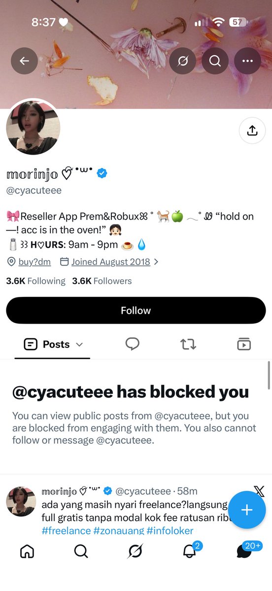 vynoraaa's tweet photo. TWITTER DO YOUR MAGIC!!!!
GUE ABIS KENA TIPU SAMA AKUN INI
@cyacuteee 

dia jual akun tapi pas udah dipaymet gue di blok ajgggg
jangan kabur woyyyy ajggggg @cyacuteee https://t.co/Kj79kMUb82