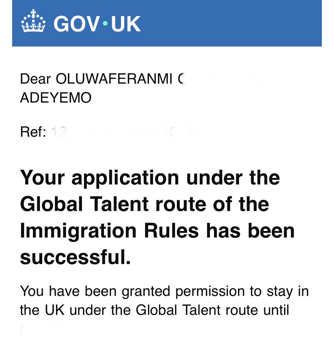 FeranmiFerary's tweet photo. Over the past six months since receiving endorsement under the UK Global Talent Visa (Research Route), I have supported more than 10 successful applicants through my published articles on my newsletter and personalised one-to-one support.

However, due to increasing demand, I will be hosting a practical online masterclass for researchers and academics interested in applying. 

Participants will have the opportunity to bring their questions, academic CVs, and personal statements, and will receive guidance on strengthening their evidence and application materials.

To ensure a highly interactive session, places will be limited to 25 participants.

If you would be interested in attending, comment “INTERESTED” below and I will share further details.