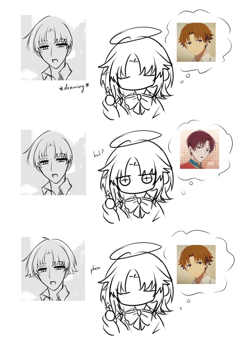 panikclownfish's tweet photo. My feelings every time I draw Kiyo https://t.co/T4vCrQxjXb
