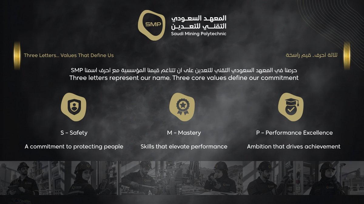 SMPEDUSA's tweet photo. ثلاثة أحرف.. وقيم راسخة.

في هويتنا الجديدة، تتناغم قيمنا مع أحرف اسم معهدنا SMP:

قيم تبقى دائمًا نصب أعيننا، نترجمها إلى سلوك في أعمالنا، وأثر في إنجازاتنا. https://t.co/OPaZXVda82