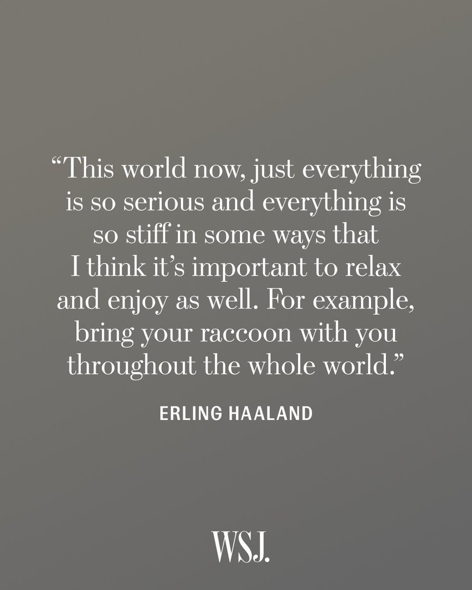 dailybraut's tweet photo. more of erling for wall street journal magazine https://t.co/KX5Qqx5lXW