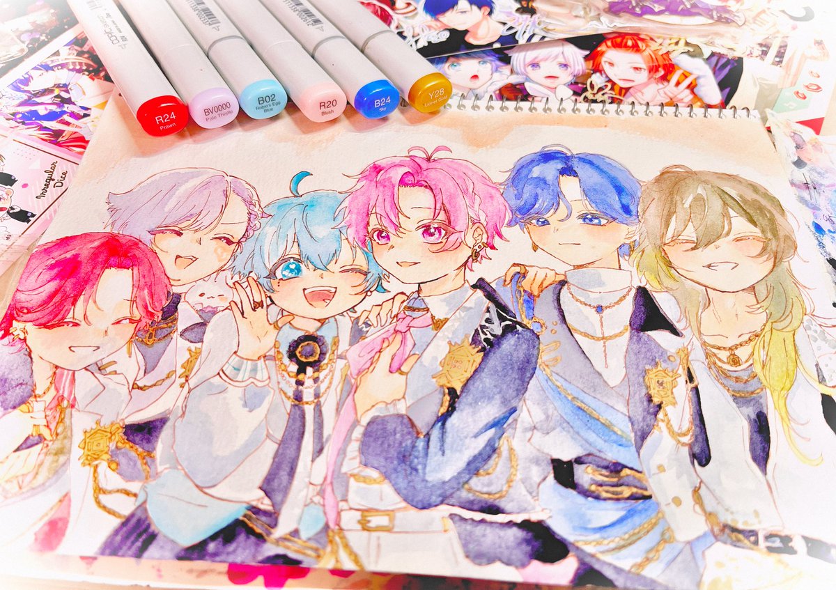 hira58650427875's tweet photo. いれいす活動6周年おめでとうございます♪

これからも6人の軌跡を見守らせてください❤︎
ずっとだいすきです
￣￣￣￣￣￣￣￣˙˚ 🎲
#いれいすあーと #いれいす活動6周年 https://t.co/dFPhI6xveI