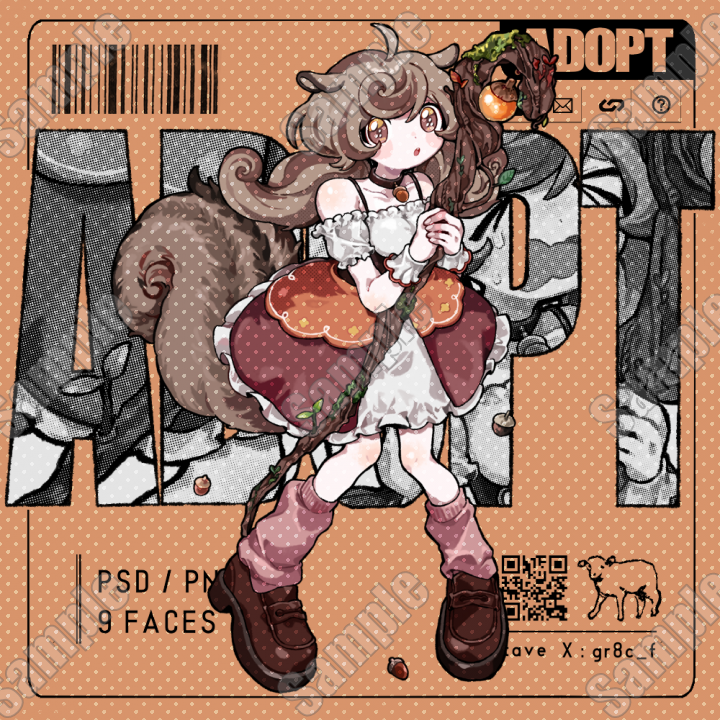 gr8c_f's tweet photo. 【つなぐ/キャラ販売】
Adopt :: KURUMI
https://t.co/lEohsfHc72
#つなぐ #キャラ販売 #立ち絵販売 #adopt

つなぐさんへ既存・キャラ販売を送り出しました！
シマリスの女の子です🐺森モリとした大きな杖持ちのファンタジー寄り立ち絵になります。
素敵なご縁がありますように.* https://t.co/4gV5YfWMyM