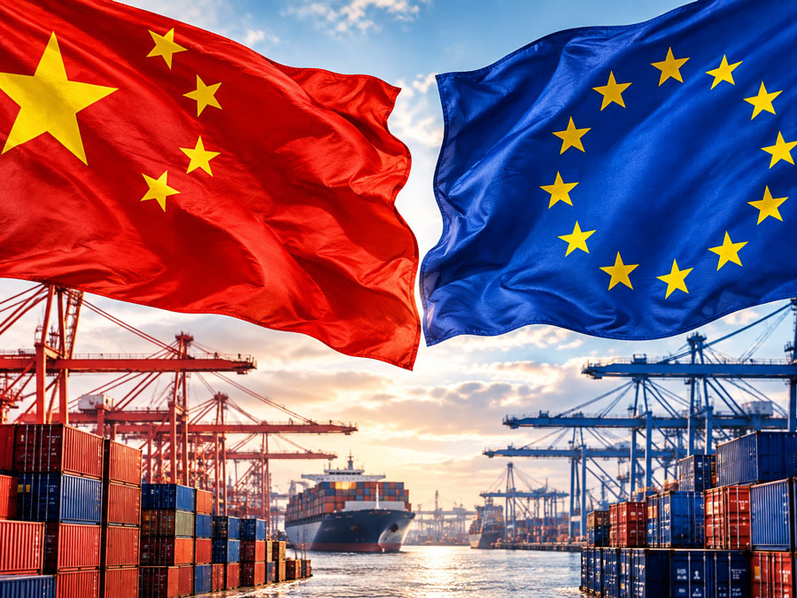 AJOT's tweet photo. EU–China trade talks could reshape freight flows. Restrictions on Chinese imports may hit Europe-bound ocean and air cargo, while retaliation could pressure EU exports. 

#GlobalTrade #Shipping #AirCargo https://t.co/o6KkwvwxGP