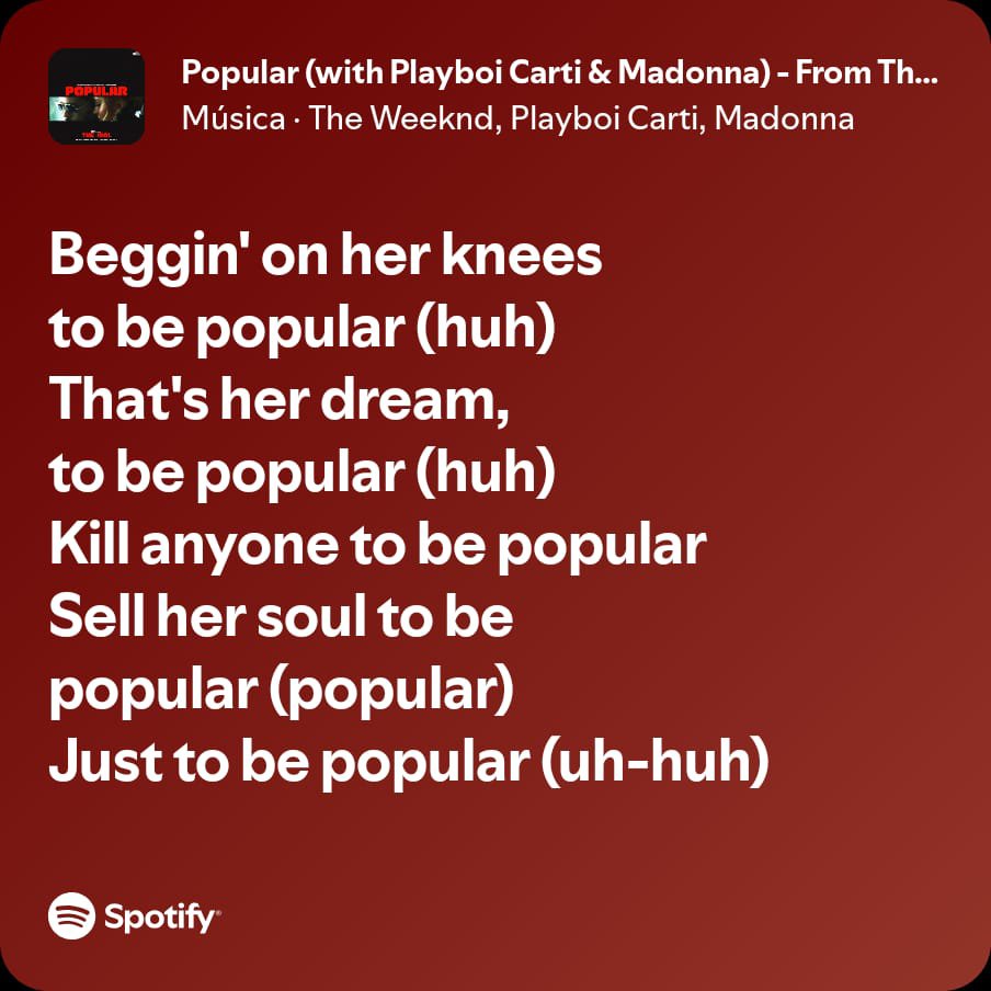 borderlineboy's tweet photo. Todos odeiam essa série mas eu amo #TheIdol #spotify https://t.co/vNknRnQ5hr
