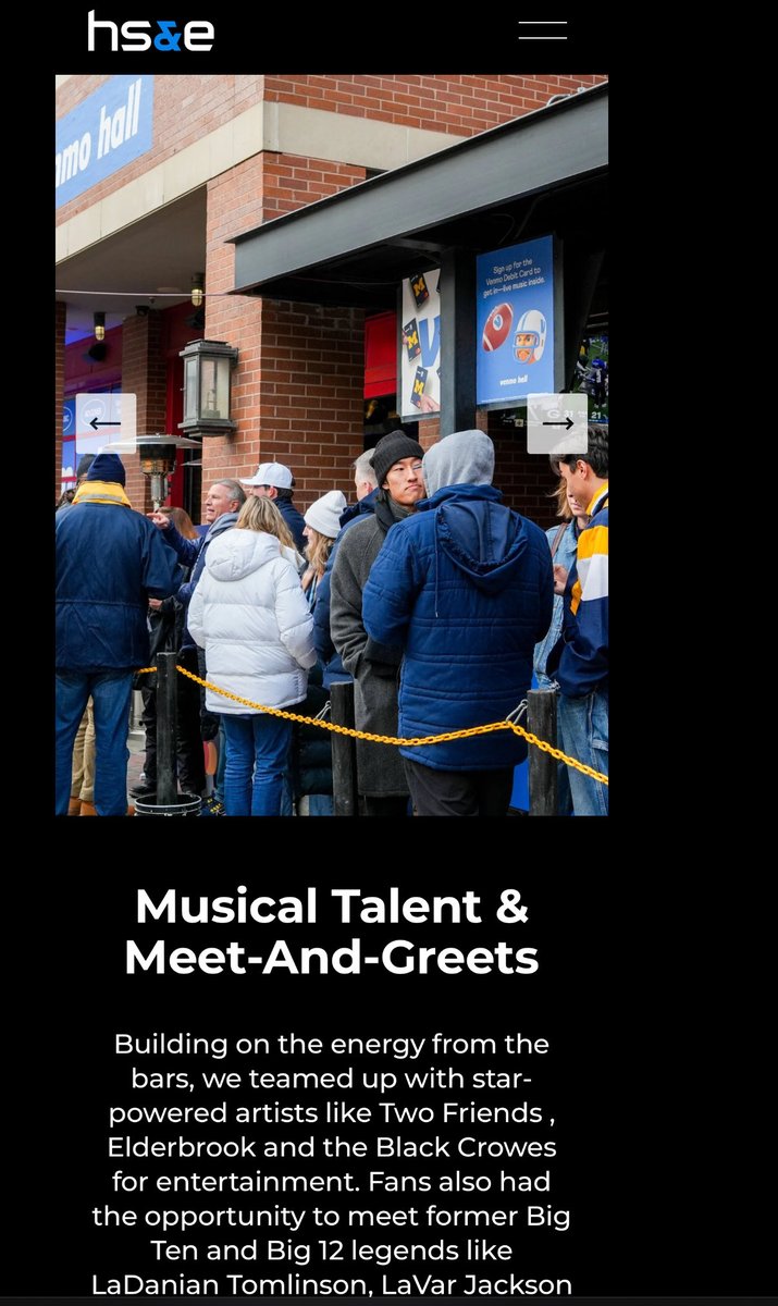 TashaTakesIn5's tweet photo. This is big! Venmo, a major fintech company owned by PayPal, is the lead partner that helped book Nic for this DJ set. “Venmo Hall” = their 2nd annual collab w/ Big 12 + Big Ten (college 🏈)

Nic’s ads + clips / marketing from last year’s inaugural event (Two Friends was the DJ): https://t.co/VITx9QWgtJ