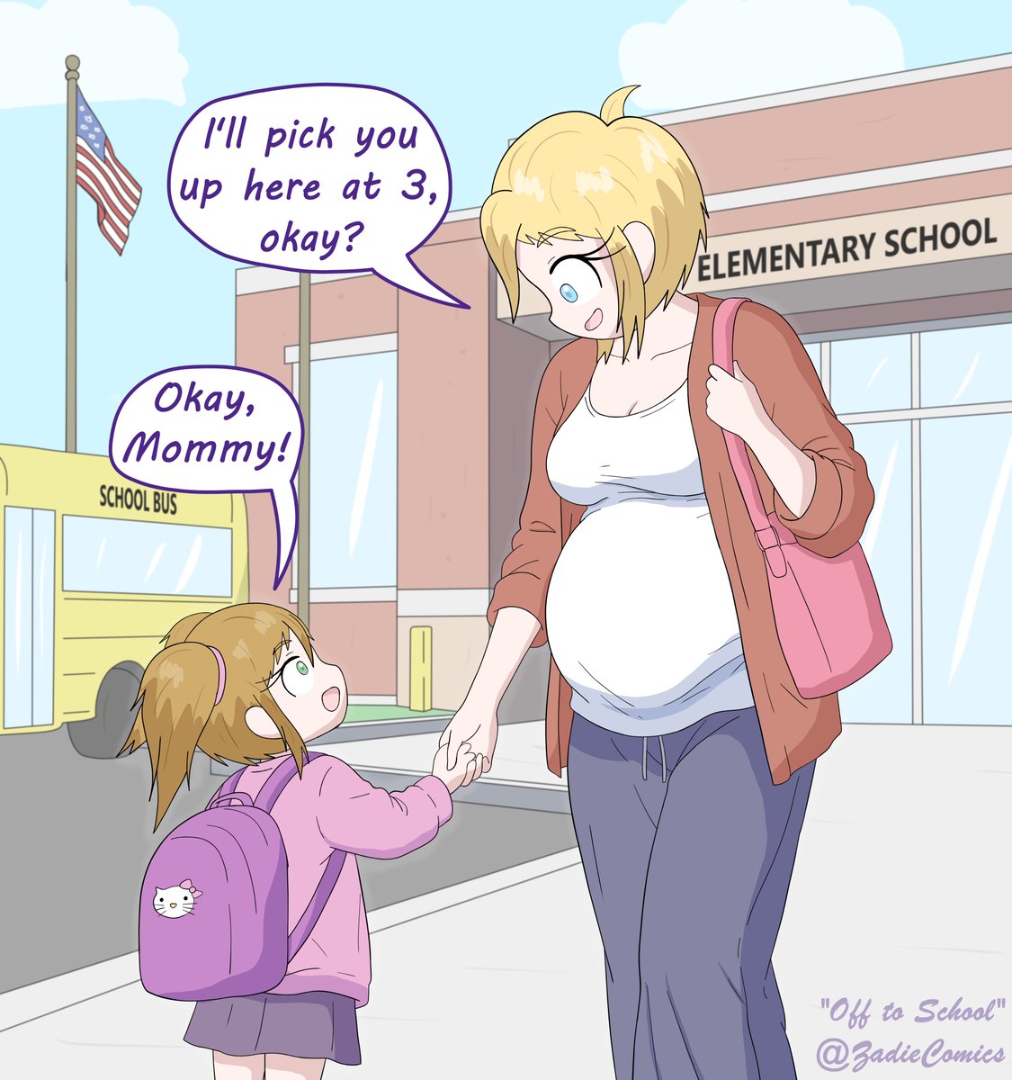 ZadieComics's tweet photo. "Off to School" https://t.co/GRvi1pxrcI