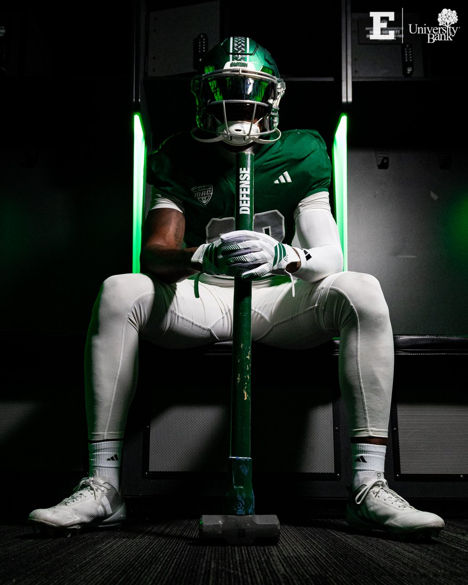 EMUFB's tweet photo. Week 7 Game Threads: 🟢🟢⚪️
#TheFactory ⛓️ #ETOUGH https://t.co/jjuvxMUNde