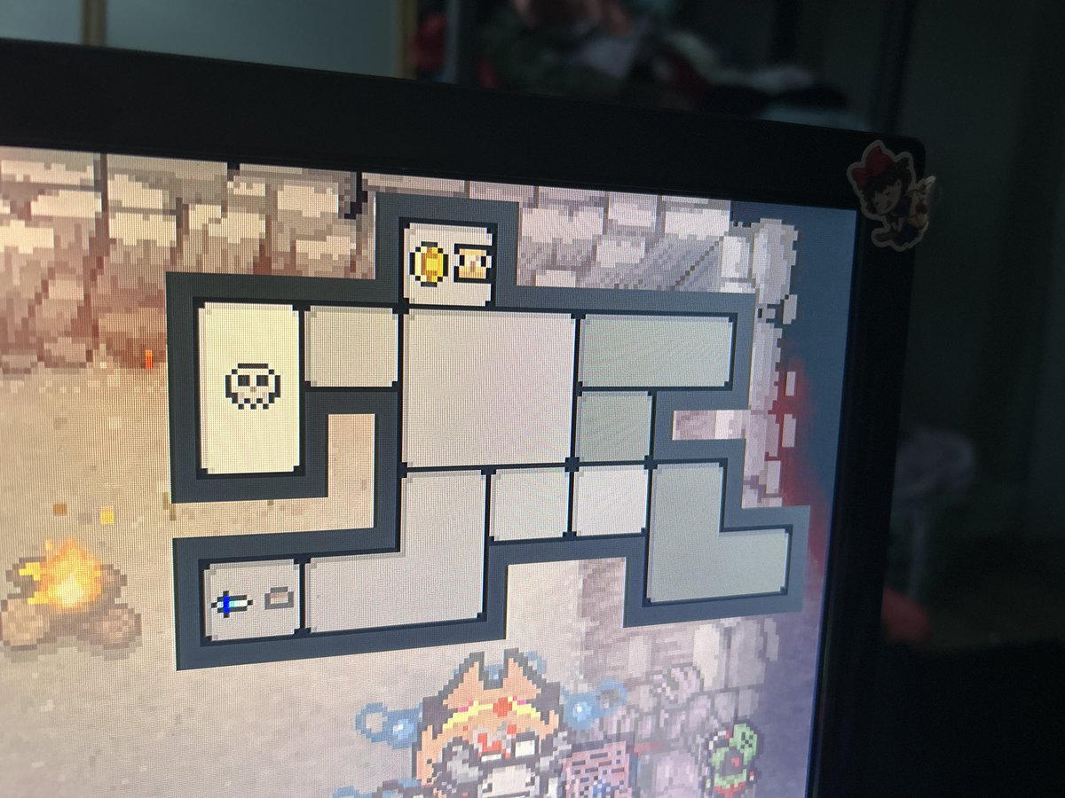 skyecrab's tweet photo. EVERYONE LOOK!!! my map looks like scott cawthon https://t.co/DiOtHPiUHY