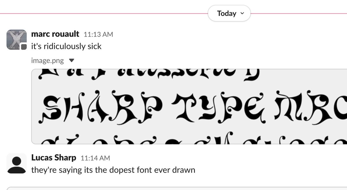 SharpTypeCo tweet picture