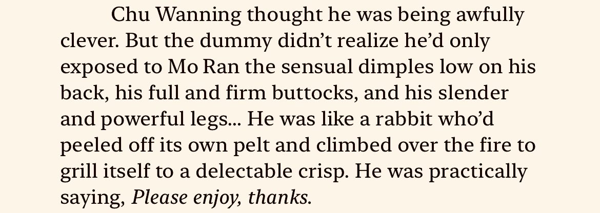 cwnmyprince's tweet photo. “chu wanning thought he was being awfully clever” always sends me 😭 he’s too cute jajajsjsjsdj https://t.co/AxUv8JAlr8