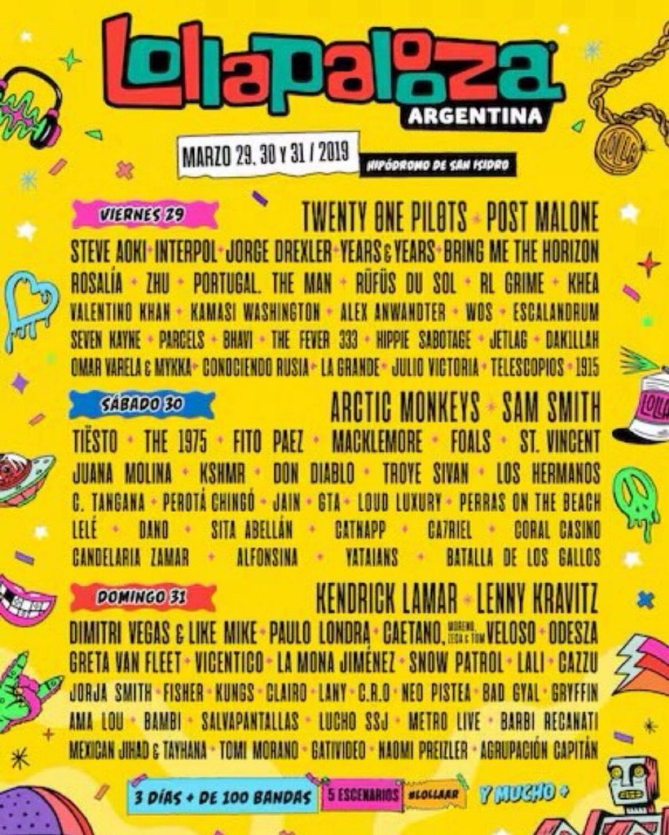 swtt1ny_'s tweet photo. que vuelvan los valores tradicionales (este line up del lollapalooza) https://t.co/kcHgubvLgu