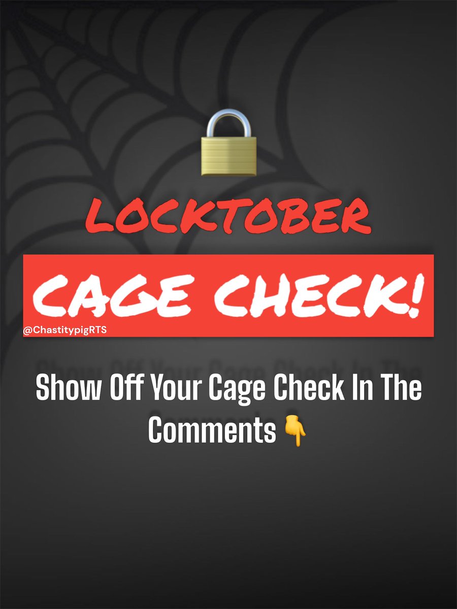 ChastitypigRTS's tweet photo. #Locktober cage check! 10.8.26 !๐
Time to drop your pants ๐ ๐ป
And show off that #chastity ๐๐
Day 8/31 !! ๐
#chastitycage #chastitygay #chastitypig #expose #gaychastity #gayexpose #SPH #nub #TeamLocked https://t.co/QmaTMIuTF8