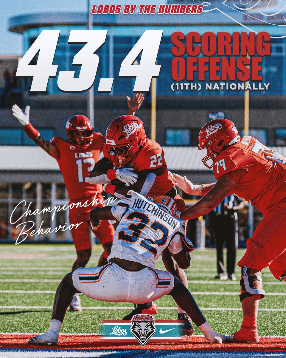 UNMLoboFB's tweet photo. Offense still flying high βοΈπ
#BosByTheNumbers https://t.co/oapFt2IIdG