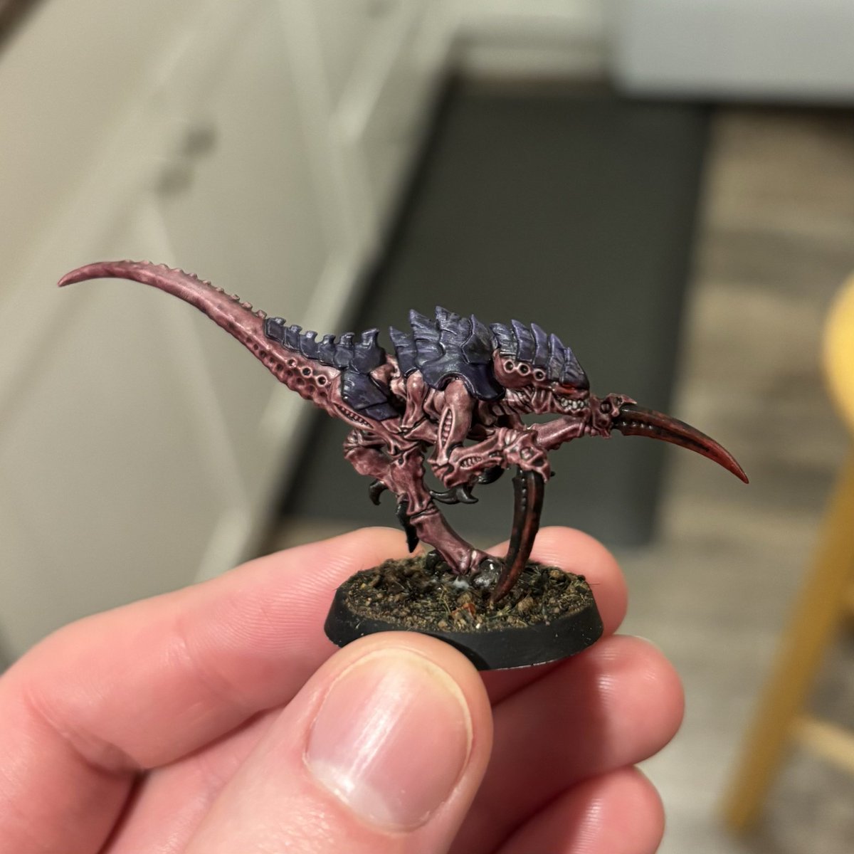 RoySask's tweet photo. Been getting into Warhammer 40K painting. I think I’m in love. https://t.co/Ne3n4VPcck