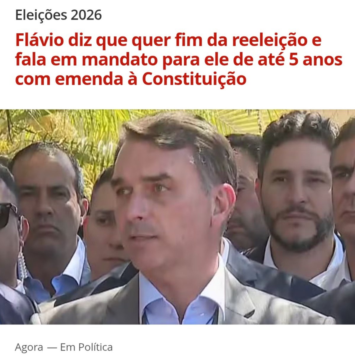 gu_afonso's tweet photo. Brasileiros, vocês tão de SACANAGEM que vão deixar ele se eleger!

Flávio Bolsonaro nem Presidente é já quer aumentar o PRÓPRIO mandato! Após 5 anos, quem se candidatará é Jair e continuará governando por + 5! NINGUÉM votou pra mandato de 5 anos!

ESCANCARAM que querem DITADURA! https://t.co/i1ZYxdaD1f