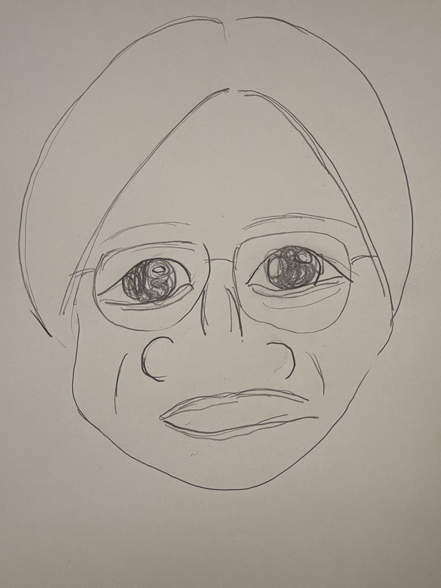 yes_iamyes's tweet photo. 会社の先輩が退職されるとのことで、送別の色紙に似顔絵を描く大役を賜った。
似顔絵なんか描いたことないが、まずは練習として写真を観ながら描き始めた。

というわけで、今日の進捗。我ながら酷いwww https://t.co/RiLC5nExPn