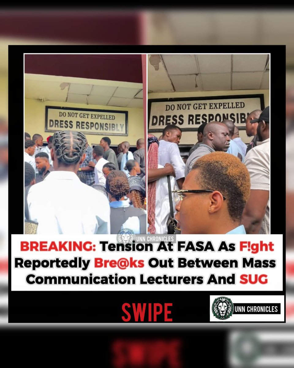 MediaSimdi32002's tweet photo. Why will a lecturer go against the school authorities? 
Lecturers do feel like they can do whatever they like 😔

This happened in #UNN #masscommunication 300level. https://t.co/Br5Rhjq9Mn
