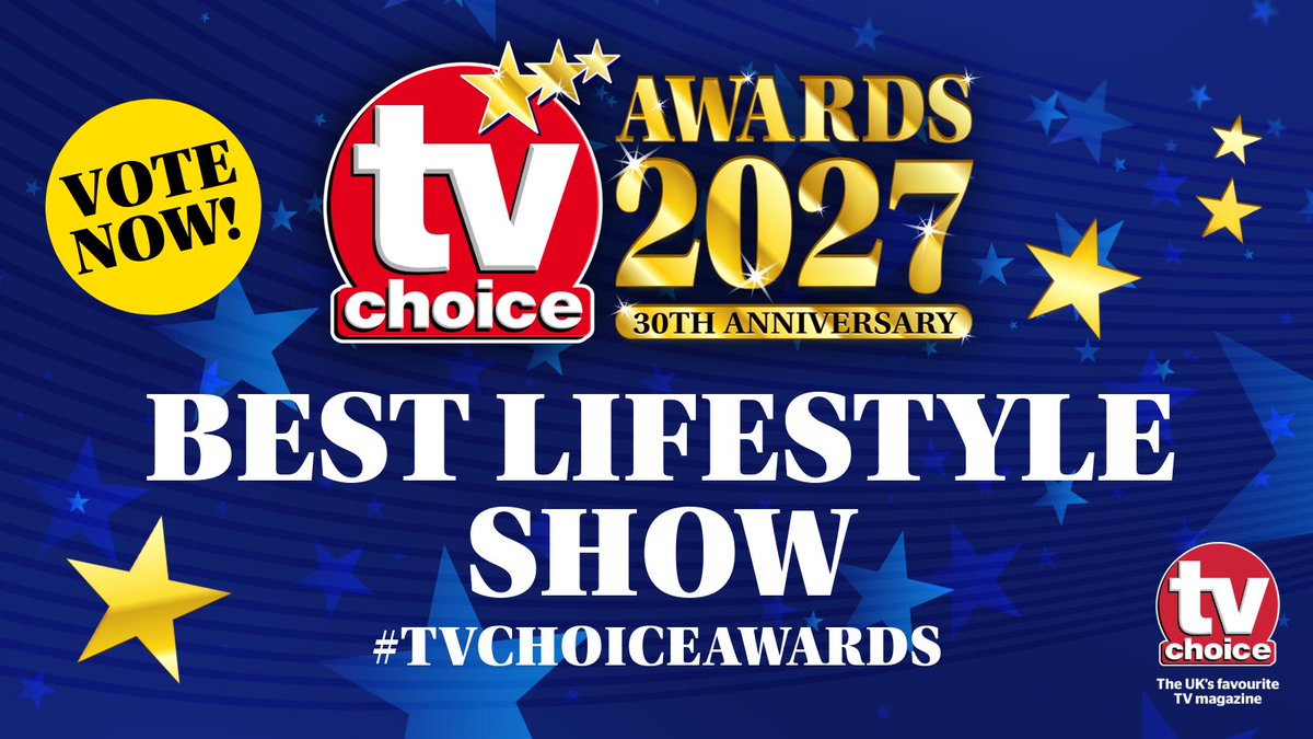 TVChoice's tweet photo. Whether it inspired you to transform your home or simply made you fall in love with its four-legged stars, make sure your favourite lifestly show gets the recognition it deserves! 🏡 Vote for #BestLifestyleShow in the 2027 #TVChoiceAwards 👉 https://t.co/rfAyylZIVI https://t.co/TsUhFTF7bs