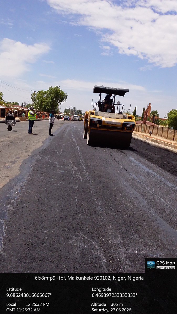 YeriTheSGF's tweet photo. Minna–Zungeru–Tegina Road Gains Momentum Under Renewed Hope Agenda

Work on the Minna–Zungeru–Tegina road, a key Renewed Hope Agenda project, is progressing rapidly under the supervision of the Federal Ministry of Works and the Niger State Controller.

Once completed, the road will ease travel between Kontagora, Zungeru and Minna, improve safety and boost trade along the corridor.

The progress reflects President Bola Ahmed Tinubu and Works Minister, Engr. Dave Umahi's commitment to delivering practical infrastructure that connects communities and drives economic growth.
@FMWNIG @DaveUmahi