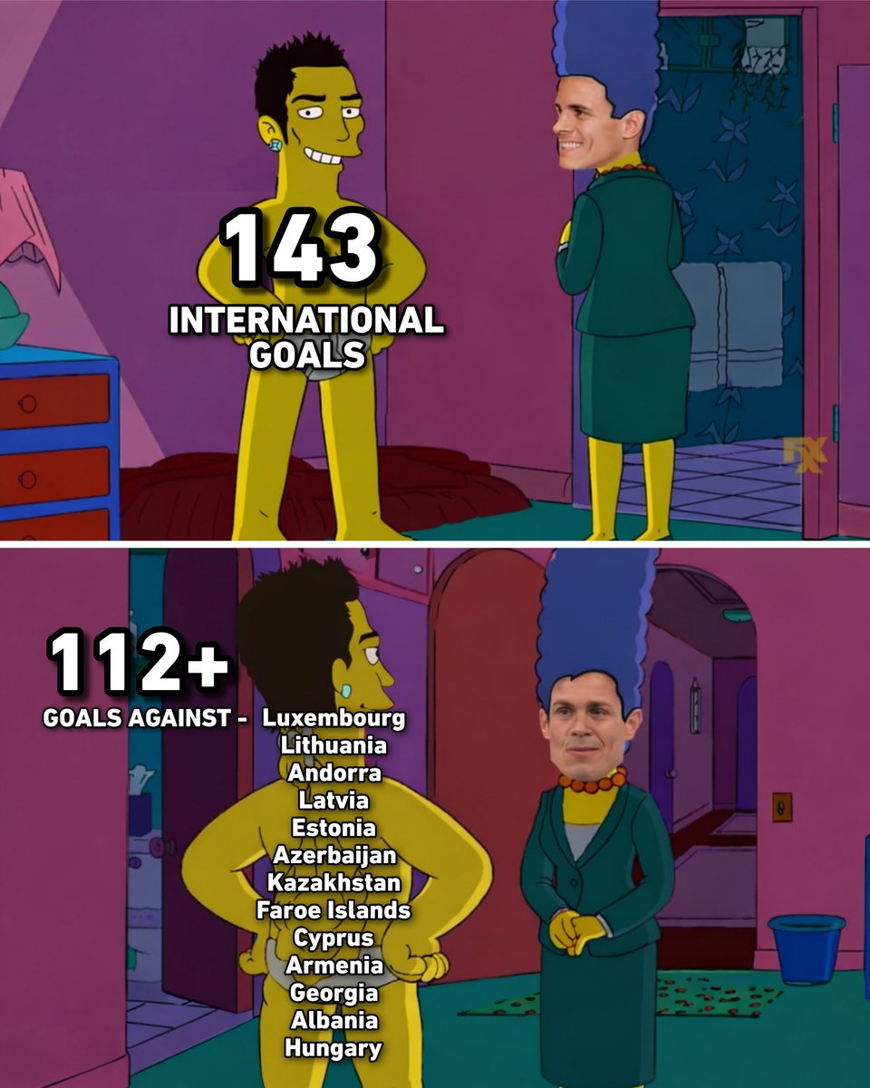 messiahballin's tweet photo. Friendlies against Brazil vs competitive against Luxembourg, Liechtenstein &amp; other 150+ ranked plumbers.

 I wish Messi had it as easy as Cristiano. 😔💔 https://t.co/Ax1CcgVti9