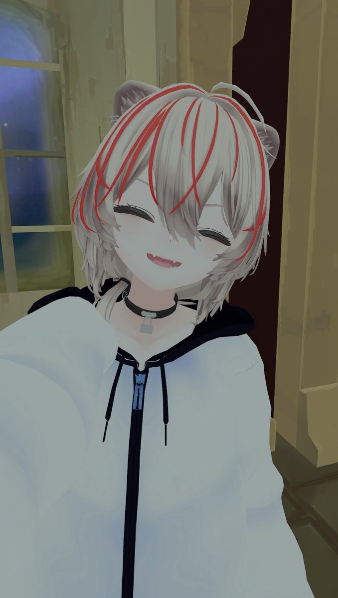 rorogal999's tweet photo. 最近改変してもQUESTで確認していなかったので確認作業。PC版ではmediumまで軽くしたmao君、衣装は細かく見てはいけません・・・。 #VRChat #mao #真央 https://t.co/ptBkBAs3eR