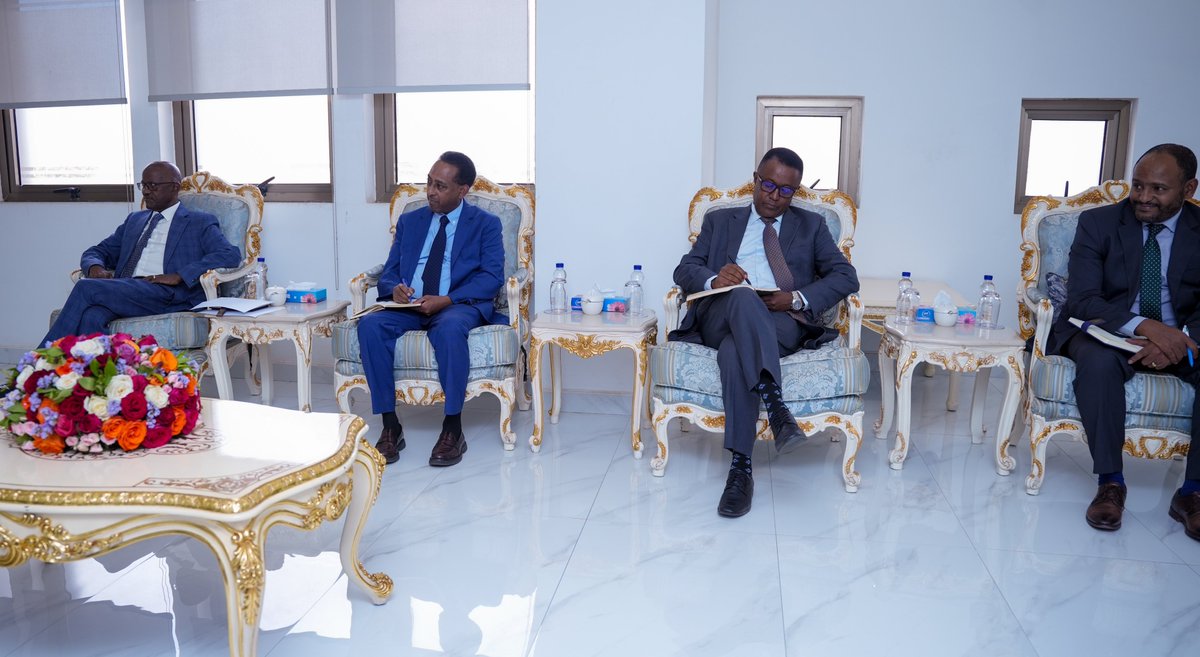 UNEthiopia's tweet photo. #Today, @AminaJMohammed held fruitful talks with @MFAEthiopia H.E. Gideon Timothewos on current developments in #Ethiopia and the region. She stressed the need to respect Ethiopia’s territorial integrity and sovereignty and preserve regional stability. https://t.co/lf9zxquMIM