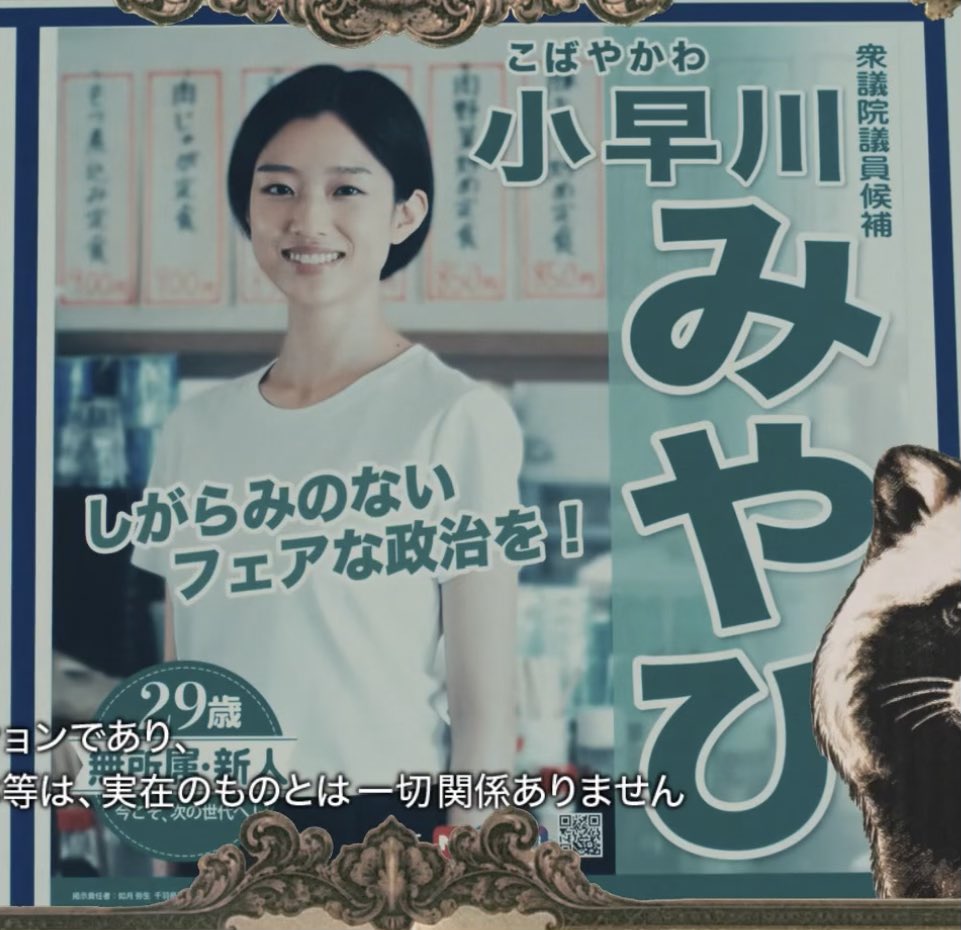 halizlq's tweet photo. 選挙ポスターのビジュがいい https://t.co/Z1DC70mWex