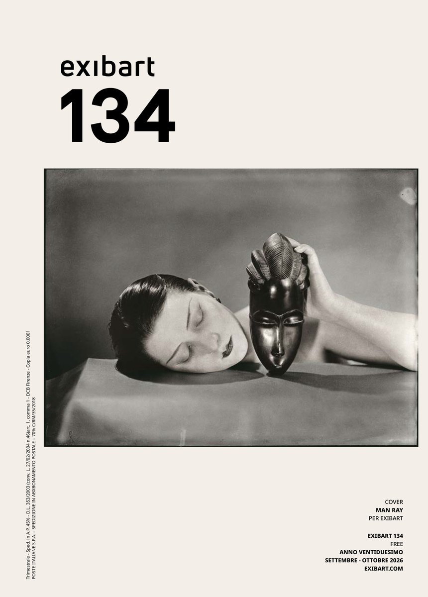Exibart's tweet photo. È ora disponibile il nuovo numero di exibart onpaper, il 134. Lo potete trovare nelle giornate del 9, 10 e 11 ottobre nello stand di exibart ad ArtVerona e in tutti gli spazi culturali di Verona e d'Italia.

#exibartonpaper #exibart134
#exibart https://t.co/ItfRO62TFE