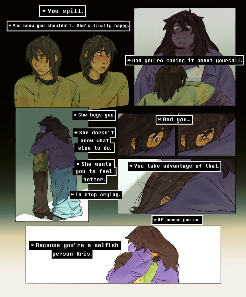 pump_upthejam_'s tweet photo. You are extremely fuckin selfish, die. #deltarune https://t.co/T41aZmtYK6