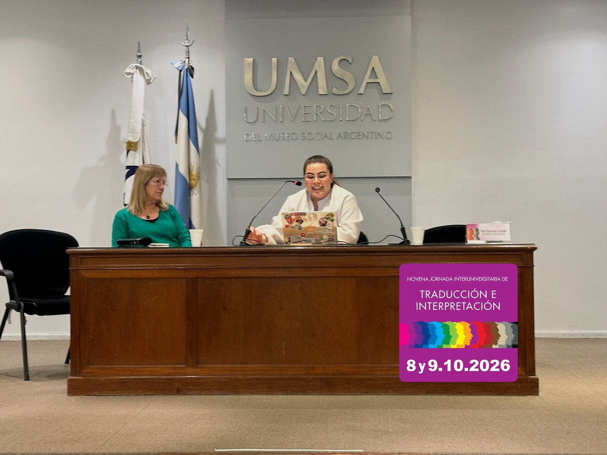 UJornada's tweet photo. IX JORNADA DE TRADUCCIÓN E INTERPRETACIÓN

Traducir el silencio: la economía del lenguaje en Rupi Kaur
Acevedo Fayolle, Ana
Moderadora:  Patricia LópezUniversidad de Morón

#JIUTI2026 https://t.co/MYfRqk5Q8X