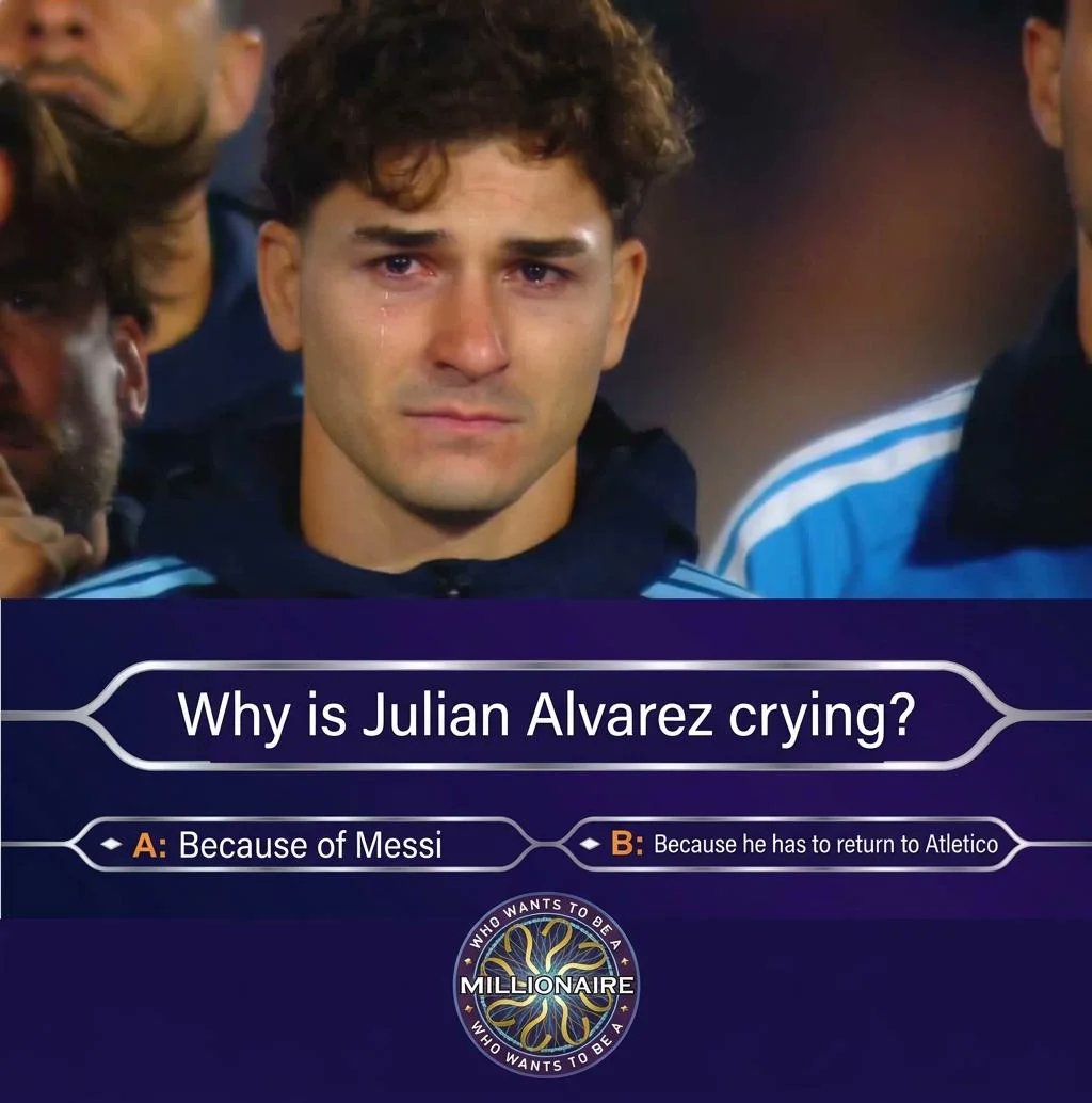 TrollFootball's tweet photo. When you reach the $1m question and this appears on the screen https://t.co/KJFZb9wqZO