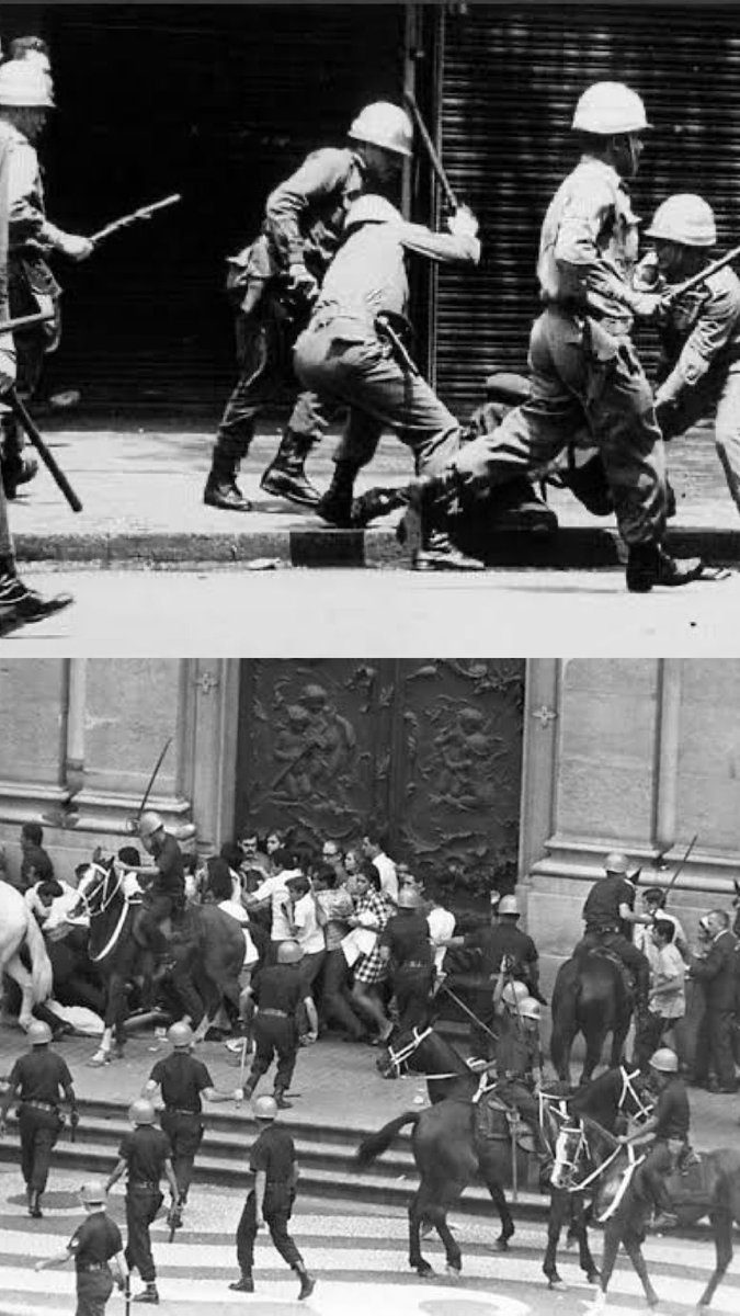 TENNANT_DAlLY's tweet photo. REAL PHOTOS OF THE ONLY DICTATORSHIP BRAZIL EXPERIENCED, THE FAR-RIGHT MILITARY COUP OF 1964.

FINANCED, INSTIGATED AND GUIDED BY THE UNITED STATES. https://t.co/WFhaYAGPJM