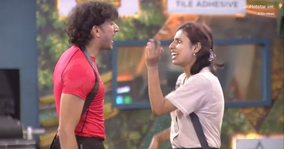 Dheena__Jagan's tweet photo. Come on Prithvi bash that Clown Shama 🤡

#Biggbosstamil10 #Biggbosstamil https://t.co/C8u0YsObbE