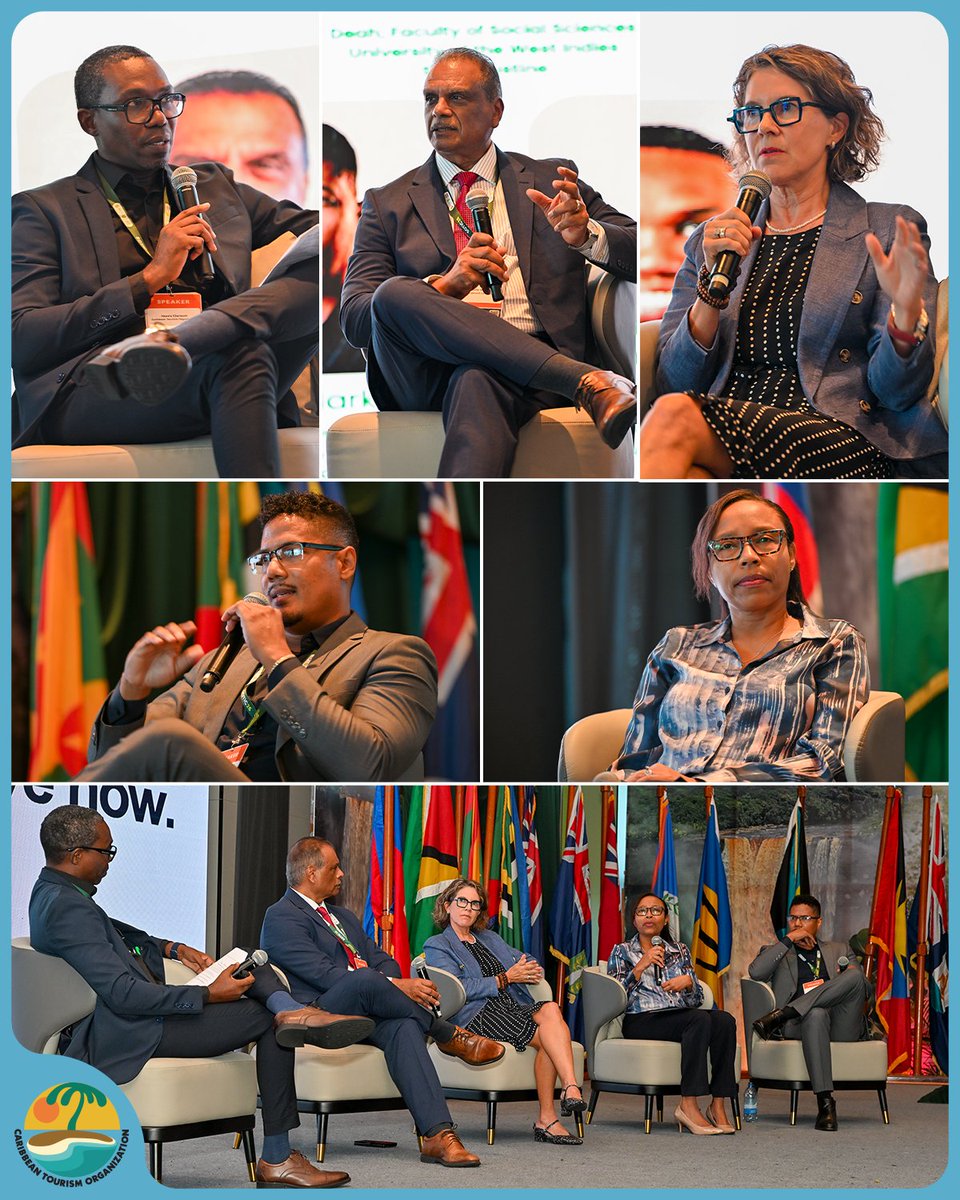 ctotourism's tweet photo. Technology is changing tourism. The bigger question is how the Caribbean prepares its people and destinations to change with it.

Today’s Future-Ready Caribbean Tourism: Technology, Talent and Sustainable Transformation panel explored AI, digital tools, workforce development, organizational readiness and the steps tourism organizations can take now to build a more adaptive and competitive sector.

The conversation brought together Jan Hutton, CEO of the Bermuda Tourism Authority; Acolla Lewis-Cameron, senior lecturer in tourism and dean of the Faculty of Social Sciences at The University of the West Indies, St. Augustine Campus; John Quail, co-owner and director of Springboard Caribbean and Springboard Leadership Development Ltd.; and Eldon Marks, CEO of V75 Inc. Norris Clement, deputy director of professional services at CTO, moderated the discussion.

The future-ready Caribbean will be built by aligning technology with people, purpose and sustainability.

#OneCaribbean #CaribbeanTourism #SOTIC2026