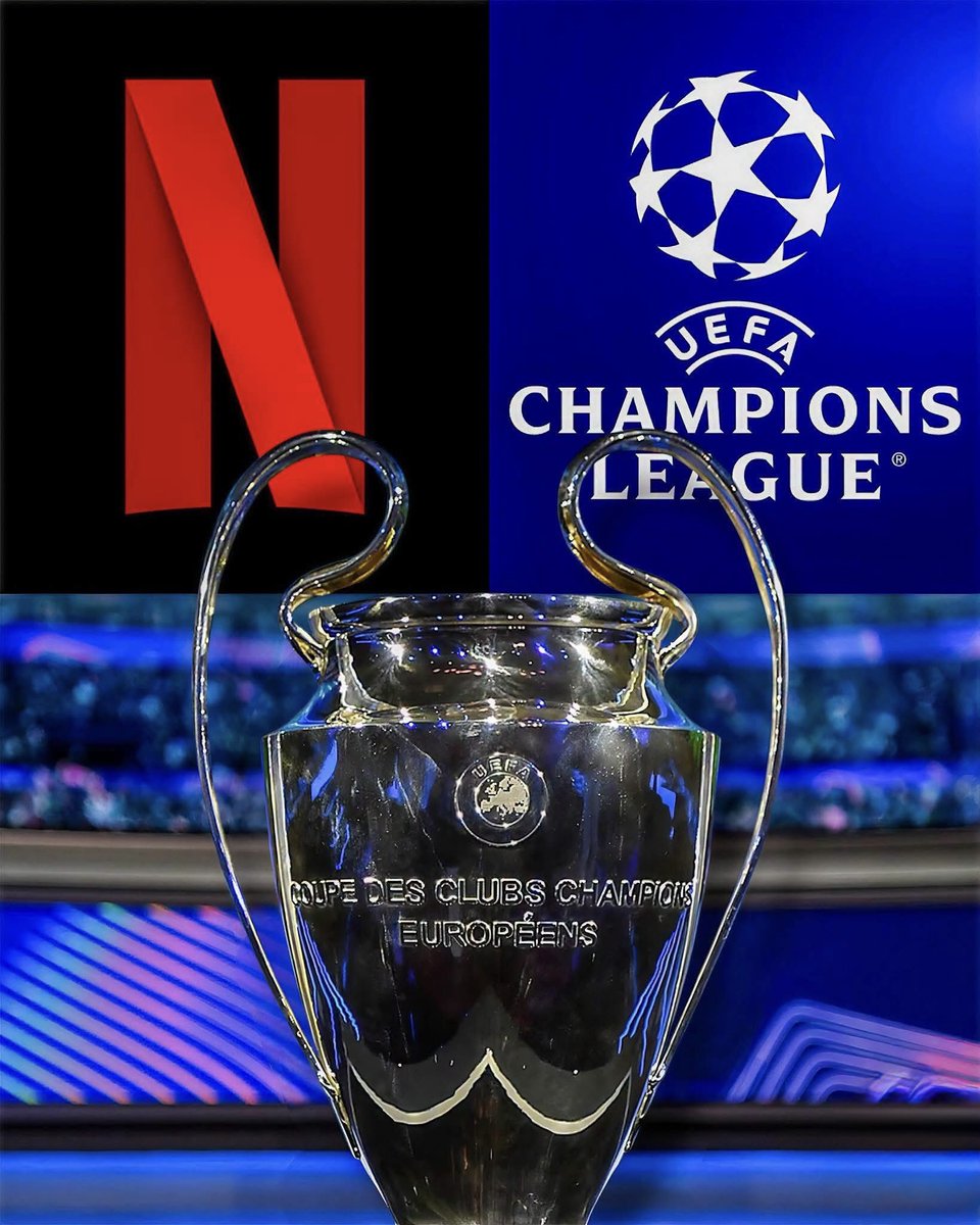 MotivacionesF's tweet photo. ¡¡SERÍA HISTÓRICO!! 📺🤯

🚨 Según The Times, NETFLIX buscaría COMPRAR los DERECHOS DE TRANSMISIÓN de la UEFA CHAMPIONS LEAGUE a nivel MUNDIAL a partir de la temporada 2027/28. 🌍📺

De concretarse, Netflix se convertiría en la PRIMERA PLATAFORMA DE STREAMING en transmitir TODA LA COMPETICIÓN a nivel global. 🤯

💰 La UEFA espera obtener MÁS DE 5.000 MILLONES DE EUROS AL AÑO si el acuerdo llega a cerrarse.

😳 UNA AUTÉNTICA LOCURA. LA CHAMPIONS EN NETFLIX.
