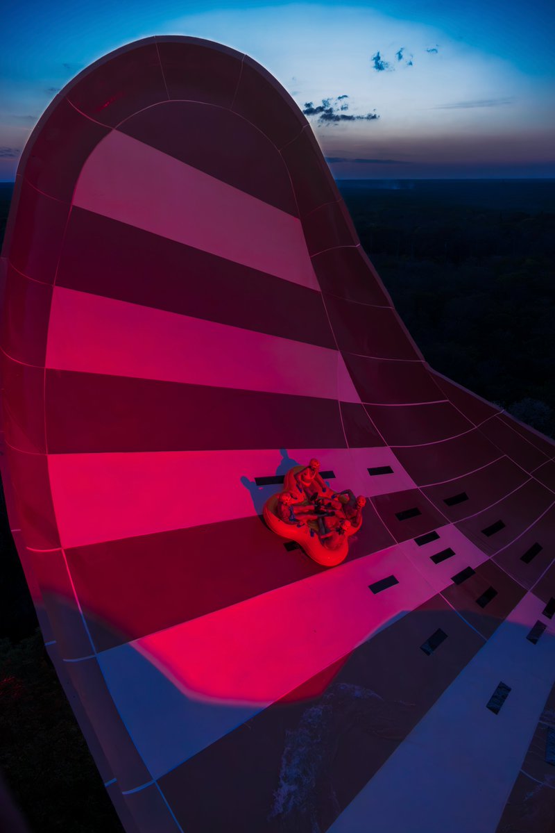 MexDestination's tweet photo. Toboganxote reúne cinco experiencias en un solo recorrido que lleva la adrenalina de Xplor Fuego hasta el último descenso. 
¿Listo para volver a lanzarse de noche? https://t.co/efTdLBZMz7