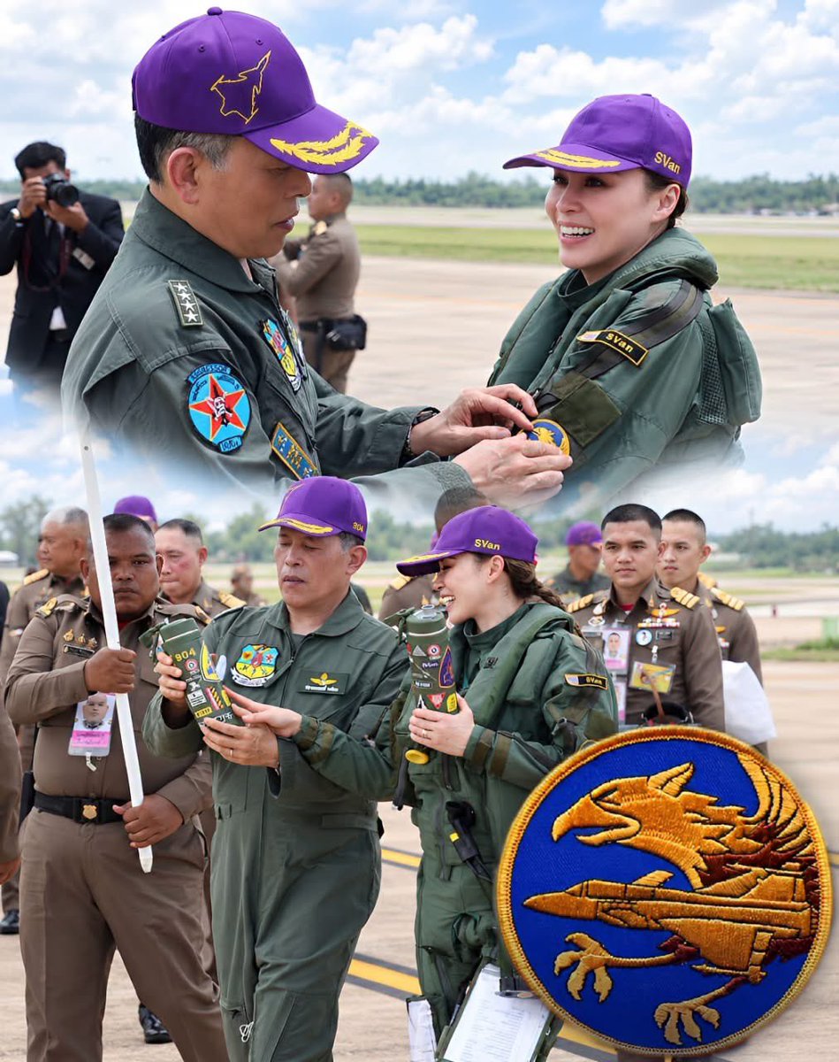 tonpatiwat's tweet photo. #อาร์มทองคำกริพเพน (Gripen Order Golden Patch) ในหลวงติดอาร์มทองคำกริพเพนให้พระราชินี
.
"อาร์มทองคำกริพเพน" (Gripen Order Golden Patch) หรือเครื่องหมายอาร์มปักดิ้นทอง เป็นเครื่องหมายทรงเกียรติที่มอบให้แก่ผู้ที่ผ่านการทำการบินกับเครื่องบินขับไล่ JAS 39 Gripen โดยมีลักษณะเป็นอาร์มปักดิ้นสีทองบนพื้นสีน้ำเงิน เป็นสัญลักษณ์ที่เกี่ยวข้องกับ Gripen Order ซึ่งเป็นสมาคมเกียรติยศของผู้ที่ทำการบินกับเครื่องบินตระกูล Gripen nationthailand
.
เมื่อวันที่ 8 ตุลาคม 2569 ณ กองบิน 7 อำเภอพุนพิน จังหวัดสุราษฎร์ธานี สมเด็จพระนางเจ้าสุทิดาฯ พระบรมราชินี ทรงประสบความสำเร็จในการฝึกทำการบินเดี่ยว (Solo Flight) ด้วยเครื่องบินขับไล่ JAS 39 C Gripen ซึ่งเป็นเครื่องบินแบบที่นั่งเดียว นับเป็นครั้งแรกที่พระองค์ทรงทำการบินเดี่ยวด้วยเครื่องบินแบบนี้ 
.
ก่อนการบินพระองค์ทรงตรวจเช็กความเรียบร้อยของเครื่องบินพระที่นั่ง ก่อนทรงนำเครื่องไปยังทางวิ่ง Rwy 22 เพื่อทำการบินตามแผนการฝึก ขณะที่พระบาทสมเด็จพระเจ้าอยู่หัว เสด็จฯ ทอดพระเนตรการวิ่งขึ้นและการลงจอดของเครื่องบินพระที่นั่งอย่างใกล้ชิด
.
ภายหลังเสร็จสิ้นการฝึกบิน พระบาทสมเด็จพระเจ้าอยู่หัว พระราชทานช่อดอกไม้แสดงความยินดี และทรงประดับเครื่องหมาย Gripen Order Golden Patch ที่พระพาหาด้านซ้ายของสมเด็จพระนางเจ้าสุทิดาฯ พระบรมราชินี เพื่อเป็นเครื่องหมายแห่งการผ่านการทำการบินกับเครื่องบินขับไล่ JAS 39 Gripen 
.
นอกจากนี้มีรายงานว่าสมเด็จพระนางเจ้าสุทิดาฯ พระบรมราชินี ทรงได้รับการยอมรับเป็น Full Member of the Gripen Order ซึ่งเป็นอีกหนึ่งความหมายสำคัญของเครื่องหมายดังกล่าว และเป็นสัญลักษณ์ว่าพระองค์ทรงทำการบินและควบคุมเครื่องบิน Gripen ด้วยพระองค์เอง 
.
เหตุการณ์ครั้งนี้จึงนับเป็นอีกหนึ่งหน้าสำคัญของประวัติศาสตร์การบินไทย โดยสมเด็จพระนางเจ้าสุทิดาฯ พระบรมราชินี ทรงเป็นนักบินหญิงคนแรกของประเทศไทยที่ทำการบินเดี่ยวด้วยเครื่องบินขับไล่ JAS 39 Gripen AeroTime
.
จากการฝึกบินสู่เที่ยวบินเดี่ยว และจากห้องนักบินสู่เครื่องหมาย Gripen Order Golden Patch อาร์มสีทองบนพระพาหา จึงมิใช่เพียงเครื่องหมายแห่งการบิน หากยังเป็นสัญลักษณ์ของอีกหนึ่งก้าวสำคัญในพระราชประวัติด้านการบินของสมเด็จพระนางเจ้าสุทิดาฯ พระบรมราชินี

_____________________________________
Cr. LoveThaiCulture #QueenSuthida #สมเด็จพระนางเจ้าสุทิดา #สมเด็จพระราชินี #Gripen