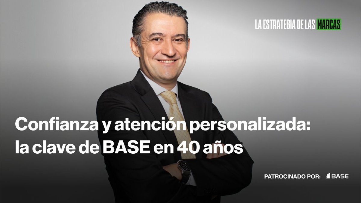 BloombergLinea_'s tweet photo. Banco BASE prepara la siguiente fase de su estrategia de expansión tras cuatro décadas de consolidación como referente en asesoría empresarial y comercio exterior. En esta entrevista de La Estrategia de las Marcas, Julio Escandón, Director General en Banco BASE, da detalles de la inversión y transformación digital de los próximos años. https://t.co/B3xwS5RWox 
#Patrocinado