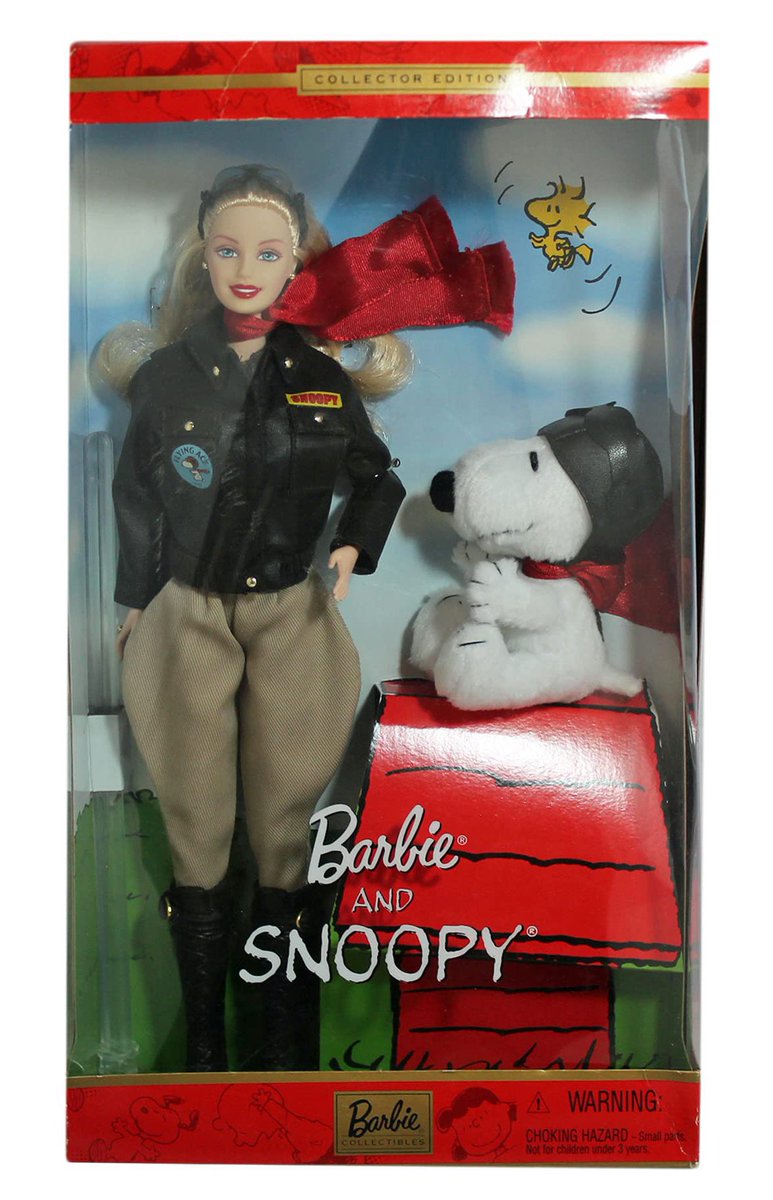 DailySnoopys's tweet photo. barbie and snoopy collab (2001) https://t.co/In2EzZ2LIp